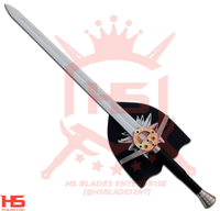 42" Witcher Forgotten Wolven Steel Sword of Geralt in Just $77 (Spring Steel & Damascus versions are Available) with Plaque and Scabbard from The Witcher Movie Swords