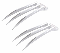 11" Adamantium Pair of Wolverine Claws of James Howlett X in Just $77 (Spring Steel & D2 Steel versions are Available) from Marvel Universe