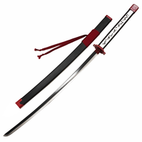 Black One Cut Killer Murasame Teigu Sword of Akame Night Raid in Just $77 (Full Tang Functional Japanese Steels are also available) from Akame Kill Ga Kill Swords