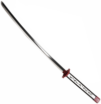 Black One Cut Killer Murasame Teigu Sword of Akame Night Raid in Just $77 (Full Tang Functional Japanese Steels are also available) from Akame Kill Ga Kill Swords