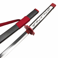 Black One Cut Killer Murasame Teigu Sword of Akame Night Raid in Just $77 (Full Tang Functional Japanese Steels are also available) from Akame Kill Ga Kill Swords