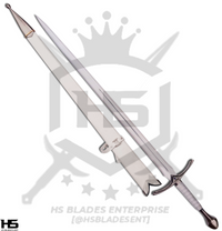 gandalf's glamdring is a high carbon steel sword which is functional