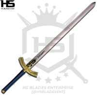 45" Excalibar Vivian Saber Sword of Artoria Pendragon in Just $88 (Spring Steel & D2 Steel versions are Available) from Fate Stay Night Swords