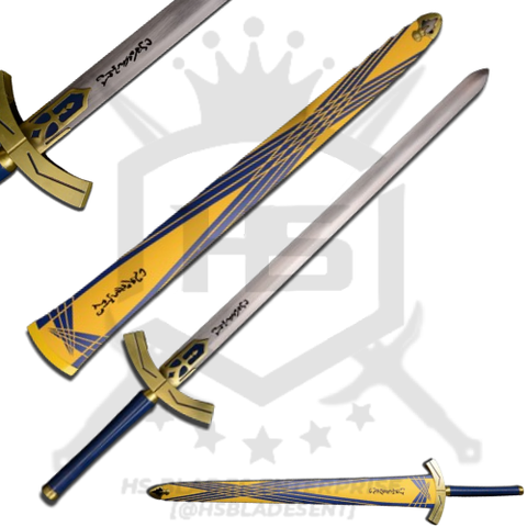 45" Excalibar Vivian Saber Sword of Artoria Pendragon in Just $88 (Spring Steel & D2 Steel versions are Available) from Fate Stay Night Swords