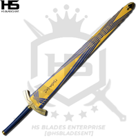 45" Excalibar Vivian Saber Sword of Artoria Pendragon in Just $88 (Spring Steel & D2 Steel versions are Available) from Fate Stay Night Swords