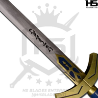 45" Excalibar Vivian Saber Sword of Artoria Pendragon in Just $88 (Spring Steel & D2 Steel versions are Available) from Fate Stay Night Swords