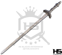 38" Straight Coded Sword in Just $88 (Spring Steel & D2 Steel versions are Available) from Elden Ring Swords-ER Sword