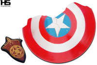 24" Captain America Shield (Battle Ready Complete & Broken War Torn) from Marvel Props