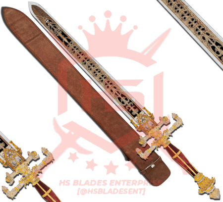 45" Caria Manor Sword of Night and Flame in Just $88 (Spring Steel & D2 Steel versions are Available) from Elden Ring Swords-ER Sword