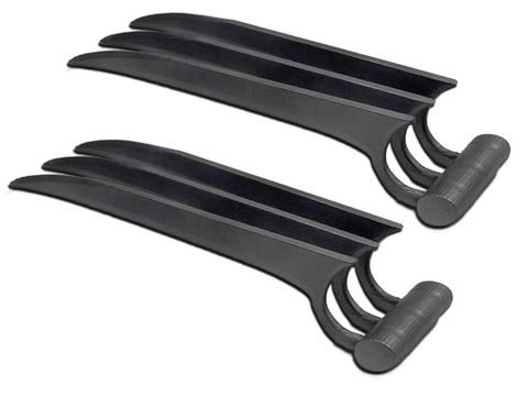 11" Black Pair of Wolverine Claws of James Howlett X in Just $77 (Spring Steel & D2 Steel versions are Available) from Marvel Props