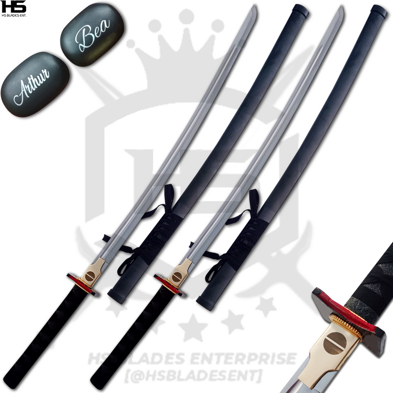 Arthur Bea Pair of Deadpool Swords in Just $121 (Japanese Steel is Available) from Marvel Props