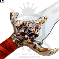 38" Conan Father Sword of Nial from Conan The Barbarian with Stand & Sheath in Just $77 (Spring Steel & D2 Steel versions are Available)-Conan Swords