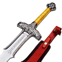 39" Atlantean Sword of Conan The Barbarian with Stand & Sheath in Just $77 (Spring Steel & D2 Steel versions are Available)-Conan Swords