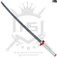 Damascus Rengoku Nichirin Sword of Kyojuro Rengoku Fire Hashira from Demon Slayer Swords