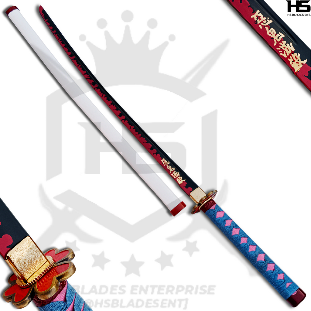 Full Tang Demon Whip Nichirin Sword of Mitsuri Kanroji in $77-Demon ...