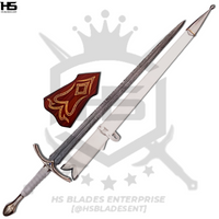 functional damascus white gandalf' sword the glamdring