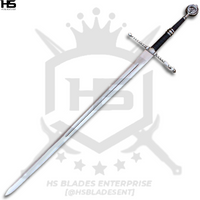 44" Witcher Wolven Steel Sword of Geralt of Rivia in Just $77 (Spring Steel & D2 Steel versions are Available) from Witcher Swords