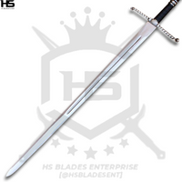 44" Witcher Wolven Steel Sword of Geralt of Rivia in Just $77 (Spring Steel & D2 Steel versions are Available) from Witcher Swords