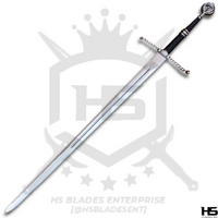 44" Witcher Wolven Steel Sword of Geralt of Rivia in Just $77 (Spring Steel & D2 Steel versions are Available) from Witcher Swords