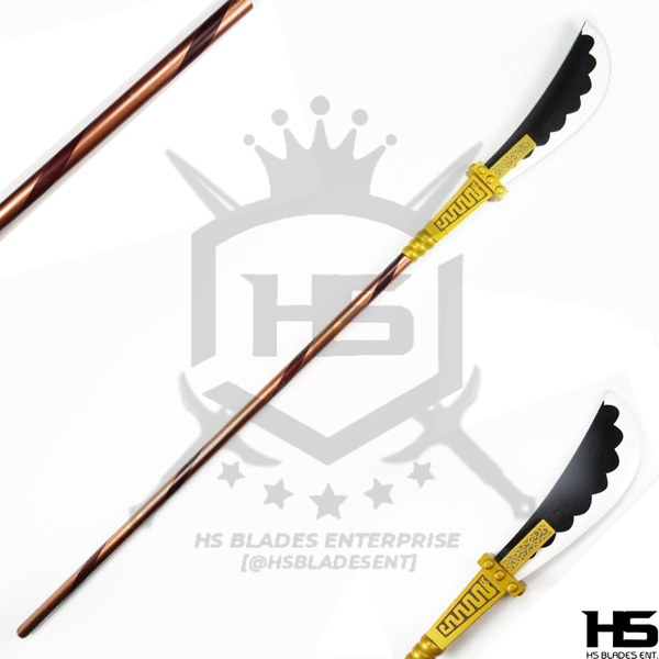 Whitebeard Weapon - One Piece: Edward Whitebeard Newgate's Murakumogiri  Naginata (Wood)