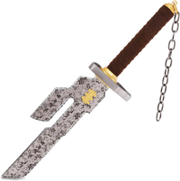 Inverted Spear of Heaven Sword of Toji in $88 (Spring Steel & D2 Steel versions are Available) from Jujutsu Kaisen