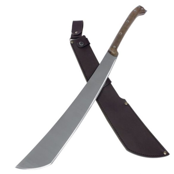 28" Makara Bushcraft & Camping Machete (D2 Steel, Spring Steel are available) with Custom Blade Material Variations-Bushcraft Machete