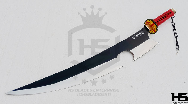 1:1 Scale Full Tang Tengen Uzui Sword Amber Nichirin-Demon Slayer – HS ...