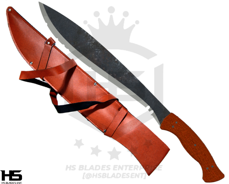 17 Rambo First Blood IV Machete Bushcraft Machete (D2 Steel, Spring Steel  are also available)-Camping & Hunting Machete – HS Blades Enterprise