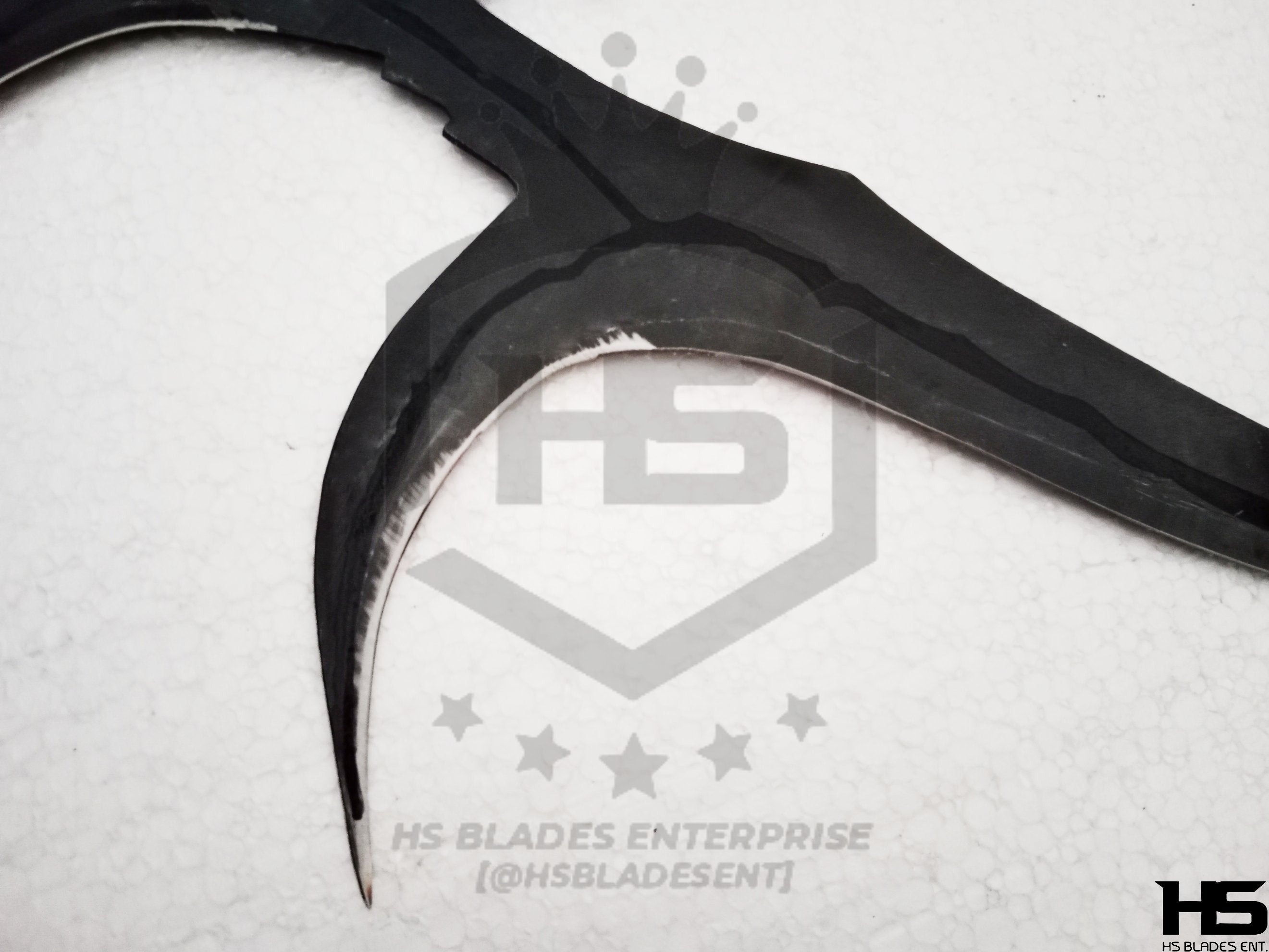 20 Black Knife from Elden Ring in $88 (Spring Steel & D2 Steel versio – HS  Blades Enterprise
