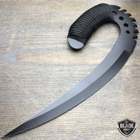 12" Ulak Saber Claws of Furian Riddick (D2 & Japanese Steel is also Available) from The Chronicles of Riddick-Black Heartbean Cord