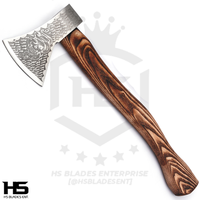 The Serpent of Hel: Camping Functional Axe in Just $69 with Leather Sheath-Functional Viking Axe