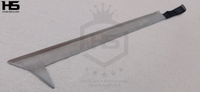 Uruk Hai Scimitar Sword in Just $59 (Battle Ready Spring Steel, Damascus & D2 Steel Versions are also Available) from Lord of The Rings with Plaque