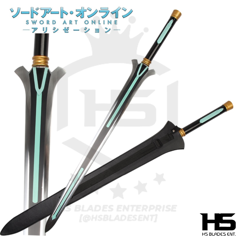 SAO Ordinal Scale Sword of Kirito Just $77 (Battle Ready Spring Steel, – HS  Blades Enterprise