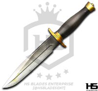 12" Resident Evil Knife of Leon Kennedy from Resident Evil in Just $69 (Spring Steel & D2 Steel versions are Available) from The Resident Evil Knives