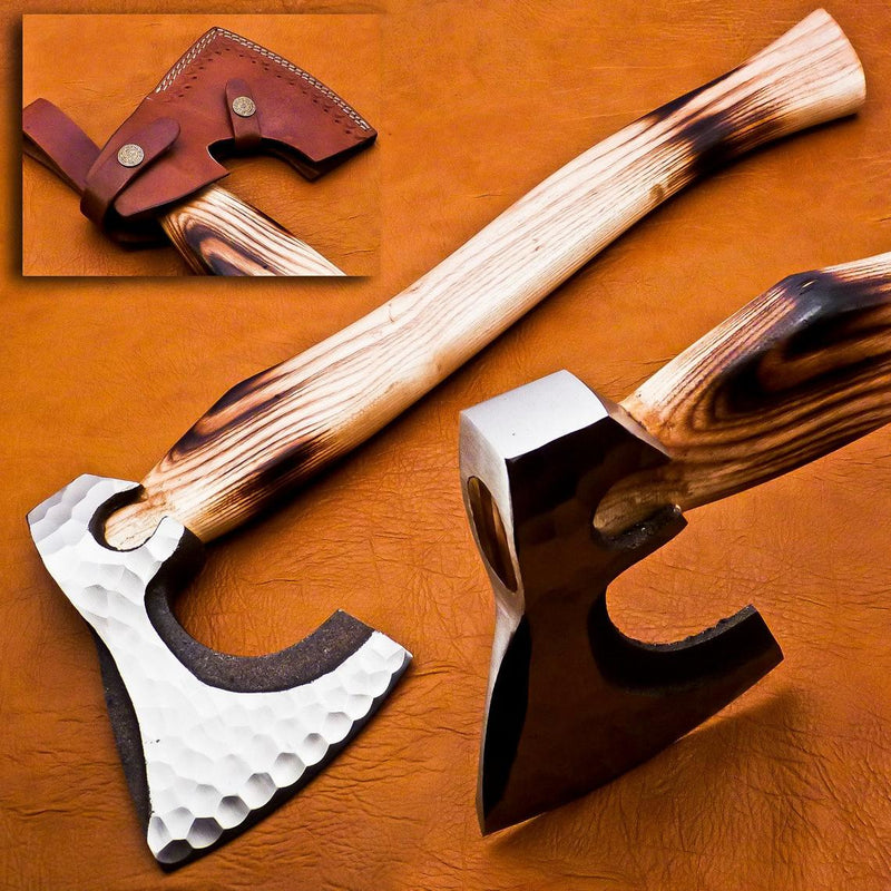 The Maybon: Battle Ready Functional Axe in Just $69 with Leather Sheath-Functional Viking Axe