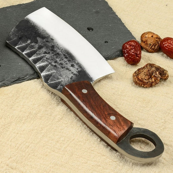 The Swealers: Cleaver Knife with Sheath (Spring Steel, D2 Steel are al – HS  Blades Enterprise